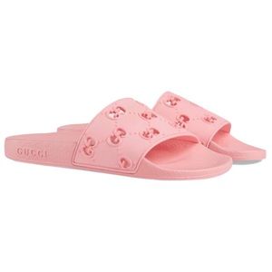Authentic Gucci Rose GG Slide Rubber 💖✨